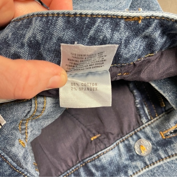 St. John‎ Sport Marie Gray Blue Jean Rhinestone High Rise Straight Leg Mom Jean - Picture 7 of 11